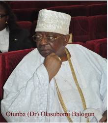 Picture: Otunba (Dr) Olasubomi Balogun CON
